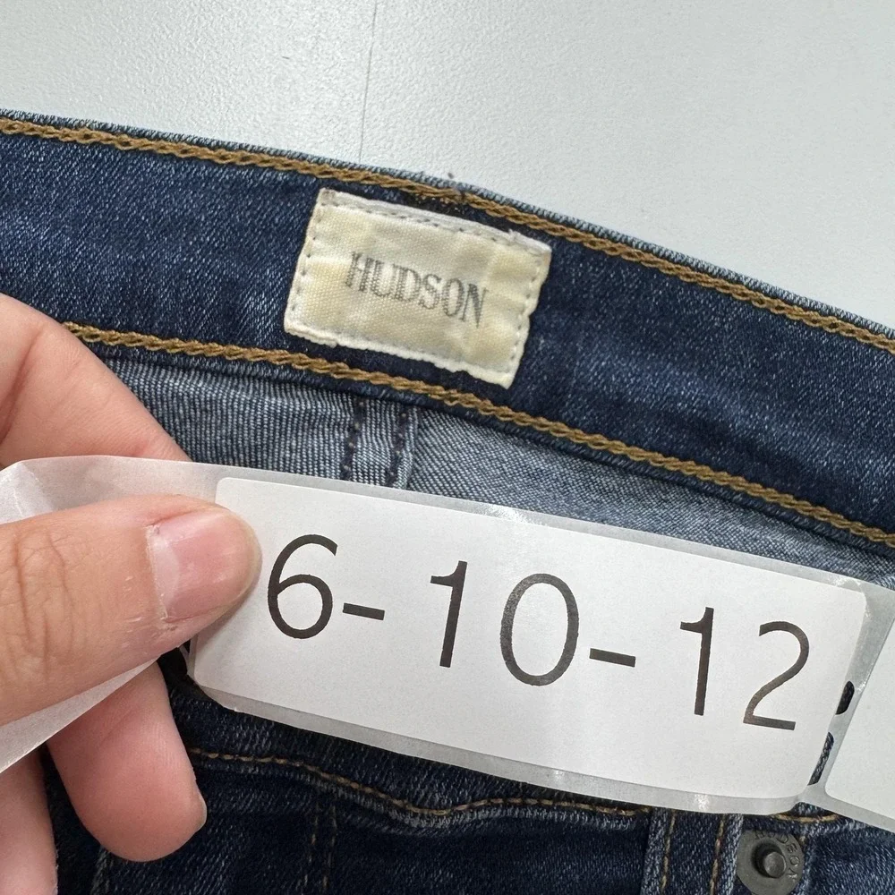 Hudson Jeans Womens‎ 27 Blue Krista Ankle Distressed Skinny Denim Y2K Streetwear